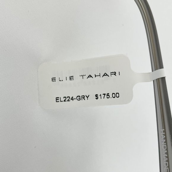 Elie Tahari Gray Oval Sunglasses MSRP $175